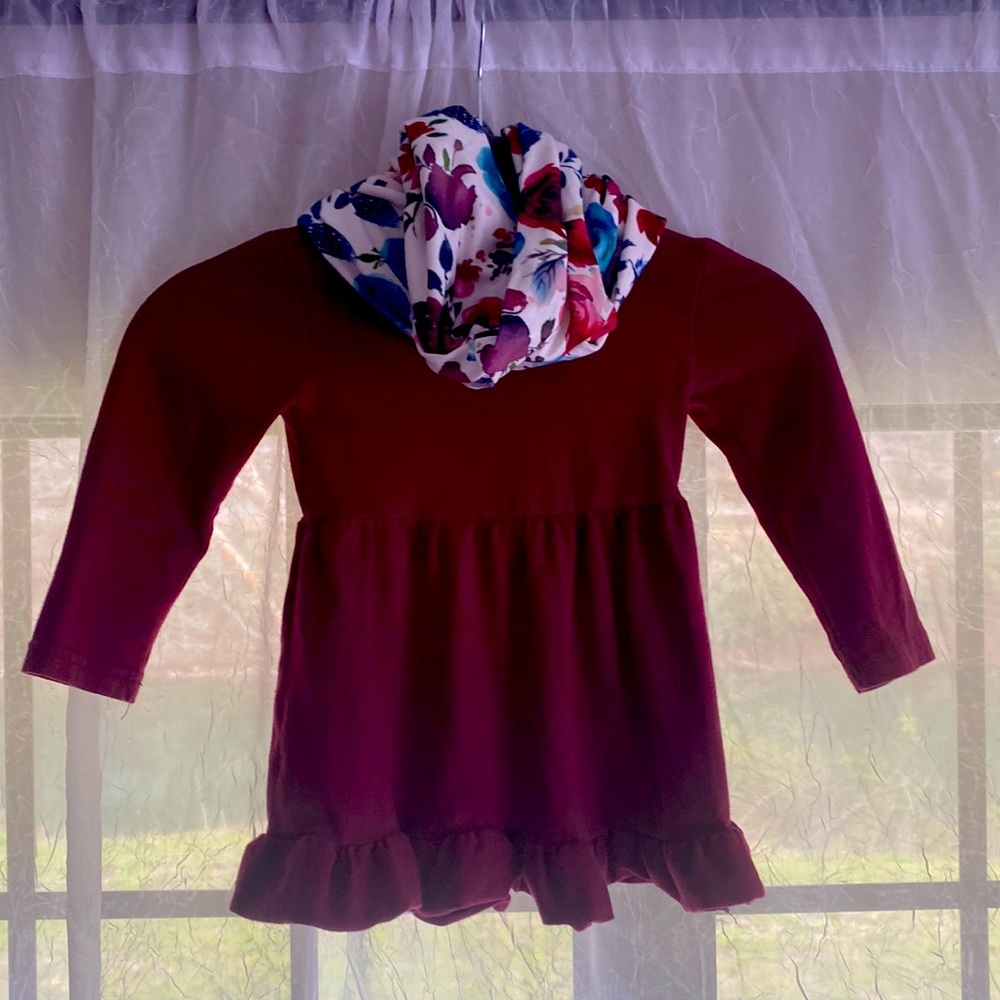 Toddler Tunic with matching scarf and leggings